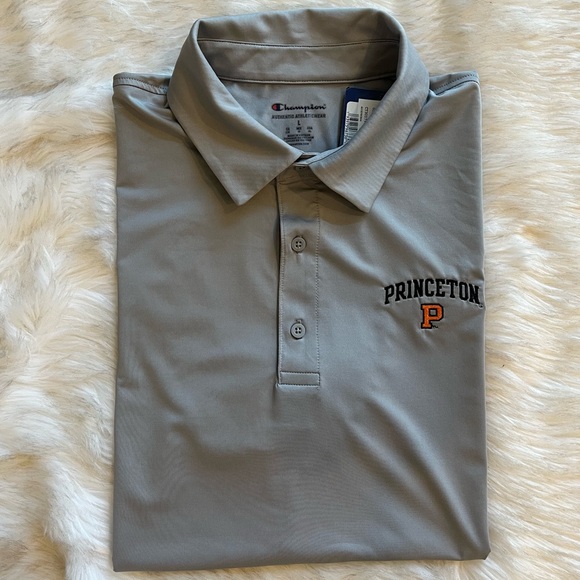 Grey Collegiate Golf Polo - Princeton - Picture 2 of 7